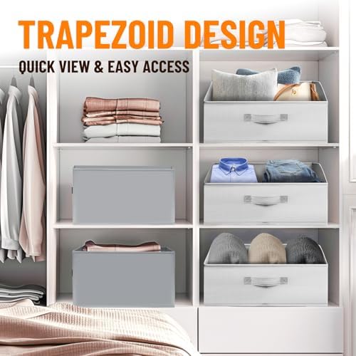 Extra Large Closet Organizers Bins 8 Pack - Image 4