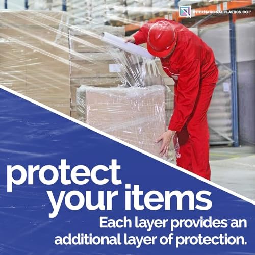 International Plastics Co. 18" Stretch Film/Wrap 1500 feet 80 Gauge, 4 Pack - Image 6