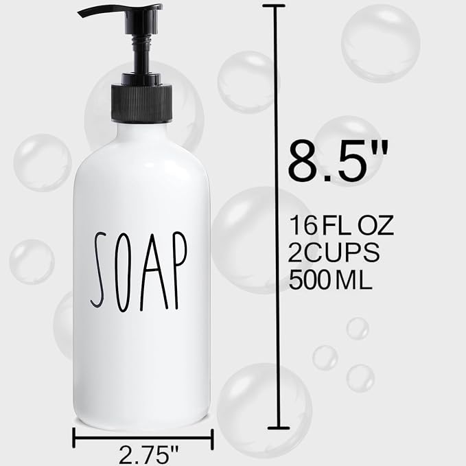 MOMEEMO Soap Dispenser Bathroom Set, Suitable - Image 2