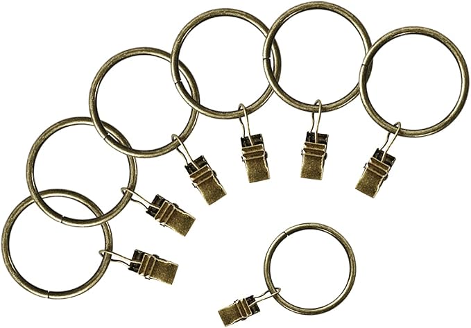 Lansian 100 Pack Curtain Rings - Image 4