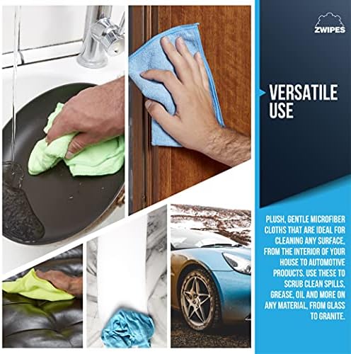 Zwipes 924 Microfiber Cleaning Cloths, 24 Pack - Image 5