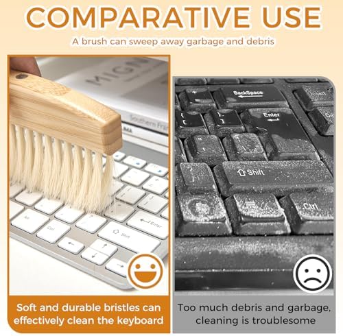 1 Set of mini Desktop Cleaning Broom and Dustpan Set, high-end Iron Sheet - Image 4