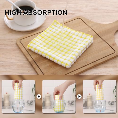 Kitinjoy Cotton 6 Pack Terry Kitchen Towels - Image 3