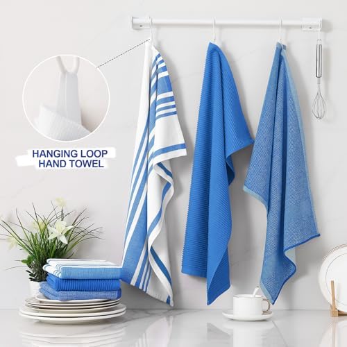 Homaxy Cotton 380 GSM Premium Kitchen Towels, 6 Pack - Image 3