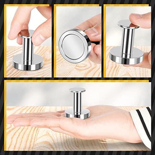 3Pcs Magnetic Hooks, 150lb Silver Magnetic Hooks - Image 2