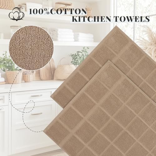 Homaxy 100% Cotton Kitchen Towels 18"x28", 8 Pack Dish Towels - Image 3