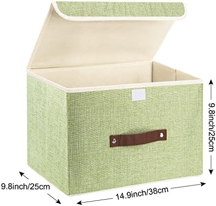 TYEERS Collapsible Storage Boxes, Washable Fabric Storage Bins - Image 2