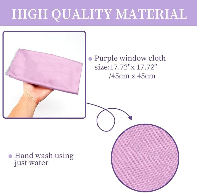 Norwεx Window Cleaning Cloth, Glass Cleaning Cloth, No Chemical Needed - Image 2