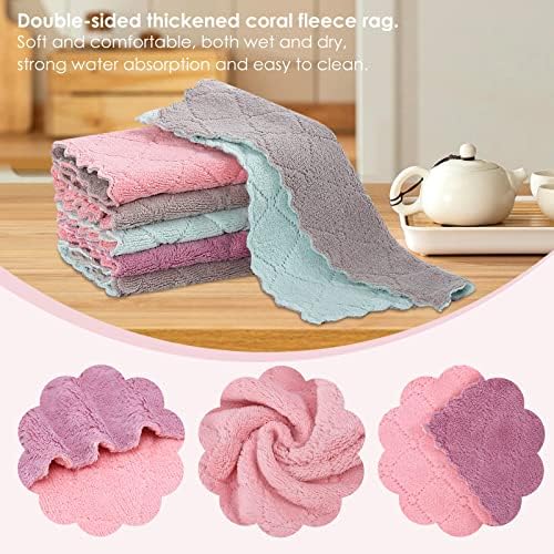 22 Pack Kitchen Dish Cloths, Reusable Dish Towels, Nonstick Oil Washable Fast - Image 3