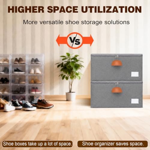 2 Pack Shoe Organizer for Closet - Image 5