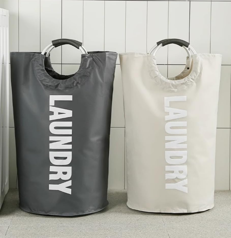 2 Pack 90L Laundry Basket, Waterproof Hamper - Image 5