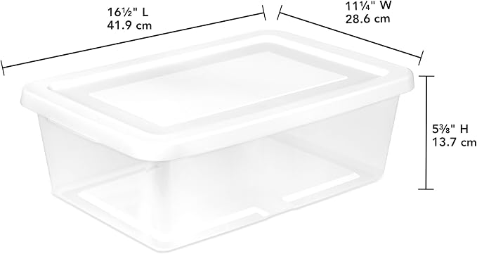 Sterilite 48 Pack Storage Box, 12 Quart Stackable Tote - Image 3