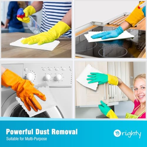 Orighty Microfiber Cleaning Cloth Bulk, 50 Pack Shop Towels 12x12 in - Image 6