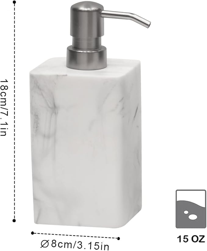 Soap Dispenser 2 Pack, 15 Oz Soap Dispenser - Image 5
