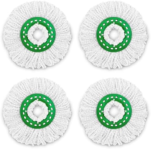 Libman Tornado Spin Mop Refill Microfiber Heads, 4 Pack by TheLibmanCompany
