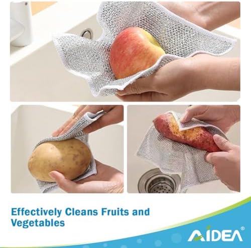 AIDEA Non Scratch Wire Dishcloth 24PK, Dish Cloths - Image 5