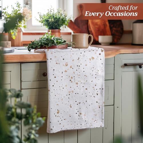 Maison d' Hermine Kitchen Towels Set of 3 Reusable 100% Cotton 27.50" x 20" - Image 6