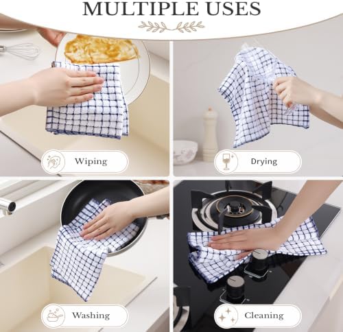 Homaxy 12 Pack Terry Kitchen Dish Cloths - Image 5