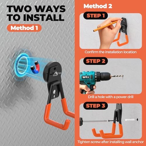 Heavy Duty Magnetic Hooks, Magnet Tool Hooks - Image 7