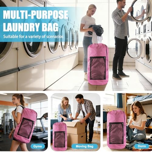 Olosar Laundry Bag Backpack, Extra Large Travel Laundry Bag - Image 7