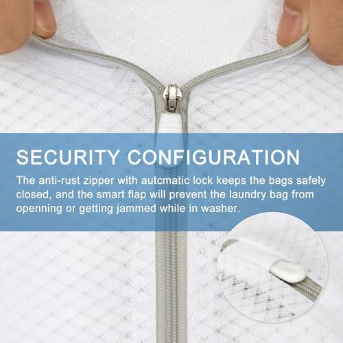 Muchfun 3Pcs Durable Diamond Mesh Laundry Bags - Image 3