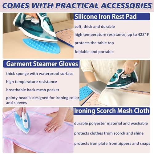 Portable Ironing Mat for Table Top Iron Pad for Countertop Thick Ironing - Image 6