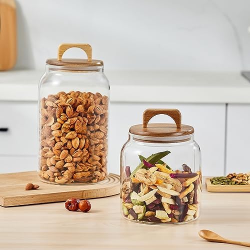 Sweejar Glass Jars for Laundry Room Organization, 90 ounce Laundry Pods - Image 5