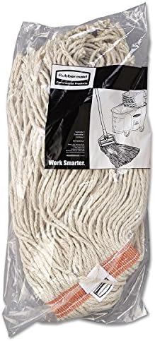 Rubbermaid Commercial Products Premium Cut-End Cotton Mop, 1-Inch Headband - Image 2