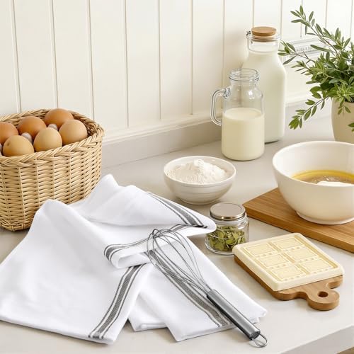Homaxy 100% Ring Spun Cotton Kitchen Towels 8 Pack - Image 6