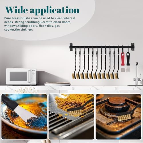24 Pcs Mini Brass Brush Set, Brass Scratch Brush - Image 5