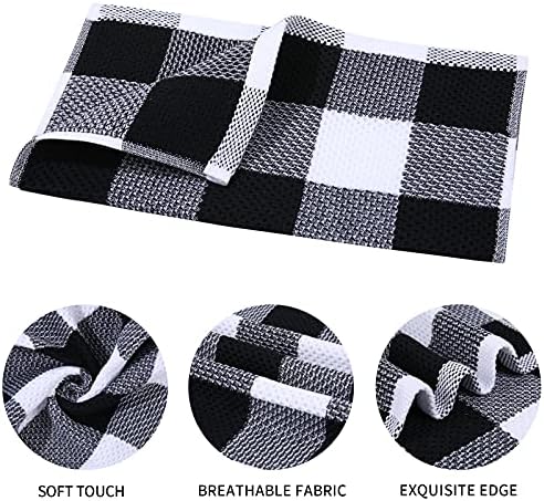 Mordimy 8 Pack Kitchen Towels and Dishcloths Set - Image 2