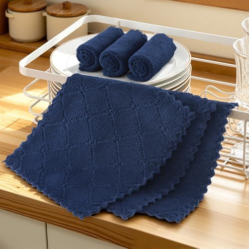 Homaxy Super Soft 12 Pack Coral Velvet Dish Cloths - Image 6