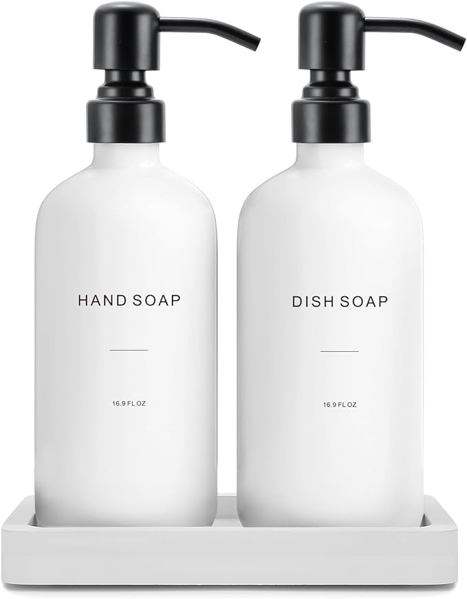 Prus Waso Kitchen Soap Dispenser Set by PrusWaso