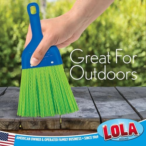 LOLA Whisk Broom, Hand Brush, 4 Pack Durable Bristles, Whisks Away Dirt & Debris - Image 4