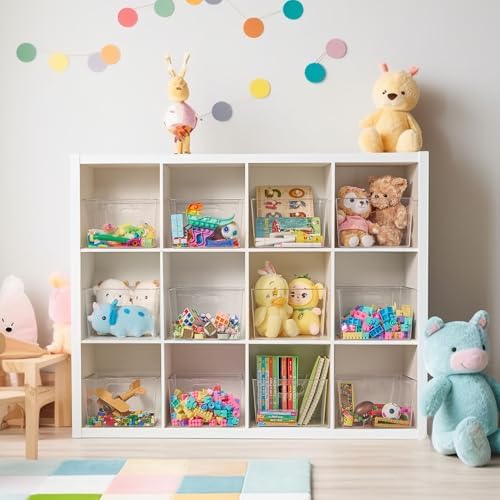 Vtopmart 16 Pack Extra Large Clear Storage Bins, 11x11 Cube Organizer - Image 3