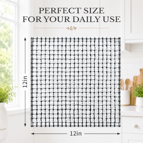 Homaxy 8 Pack Terry Kitchen Dish Cloths - Image 3