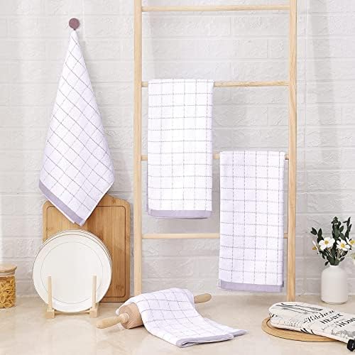 Homaxy 100% Cotton Terry Kitchen Towels, 7 Pack - Image 6