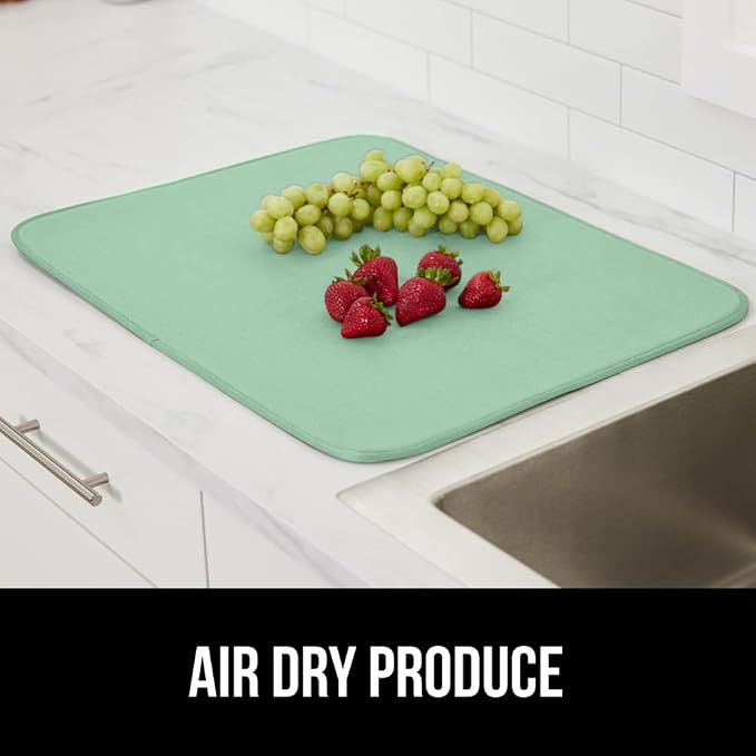 GORILLA GRIP Ultra Water Absorbent Microfiber Dish Drying Mat, 18x24 2 PK - Image 9