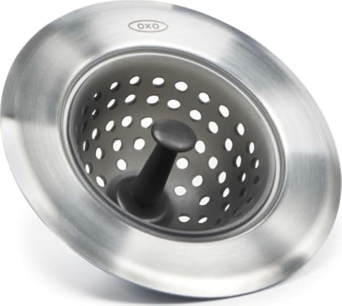 OXO Good Grips Silicone Sink Drain Strainer, Kitchen Sink Stopper by Unknown