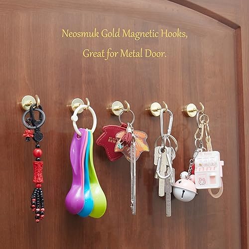 Neosmuk Magnetic Hooks for Cruise Cabins, 40lb Heavy Duty, 4 Pack - Image 4