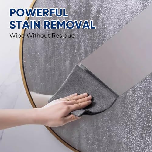 SakerPlus Thickened Magic Cleaning Cloth, 10 Pieces Lint Free Microfiber Cloth - Image 6