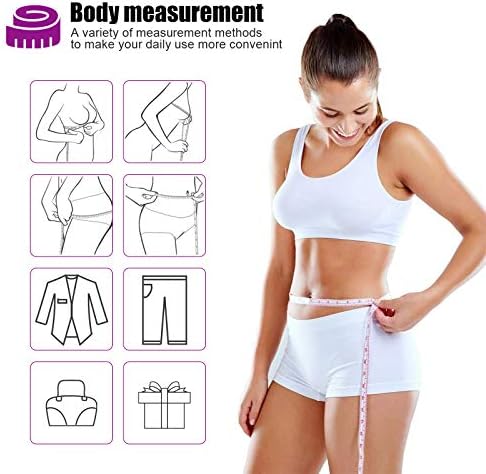 Tape Measure Retractable, Fabric Measuring Tape, 60 Inch Small Sewing Tailor - Image 5