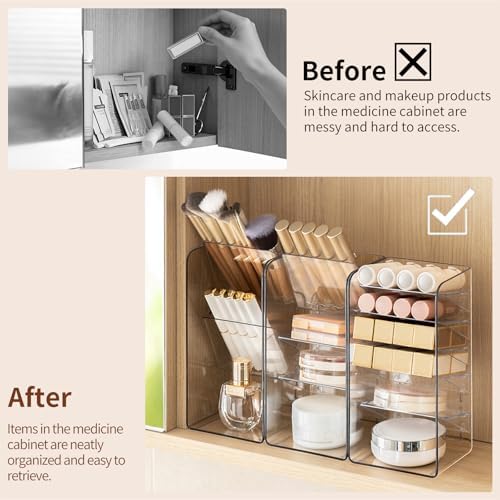 PAVSTINE 3-Pack Medicine Cabinet Organizer, - Image 6