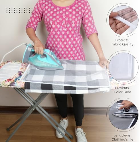 Encasa XO Padded Ironing Board Cover and Pad 49"x18" Wildflowers - Image 6