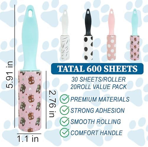 8Pcs Mini Lint Roller Travel Size, Mini Lint Roller - Image 2