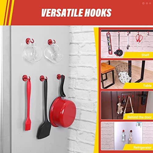Neosmuk Magnetic Hooks for Cruise Cabins, 130lb Heavy Duty, 4 Pack - Image 3