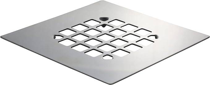 Danco Square Snap-in Shower Drain Cover in Chrome by DANCO