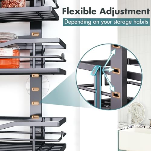 Eastherry Over The Door Pantry Organizer，6-Tier Over The Door Organizer - Image 6