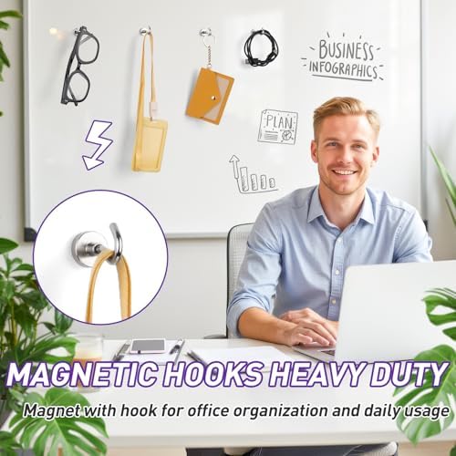 200 Pack Magnetic Hooks for Cruise Cabins 30lbs Heavy Duty Magnet - Image 7