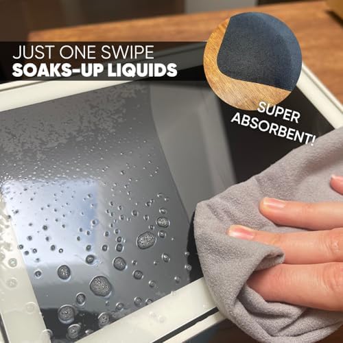 Premium Lens Screen Cleaning Cloth by Microfiber Wholesale | Gray | 8”x8” | - Image 6